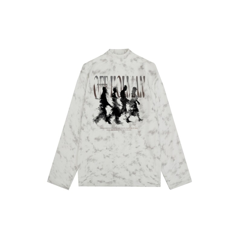 260克重磅扎染德绒半高领打底衫【有货】HD019-DR25207RB-P25图片
