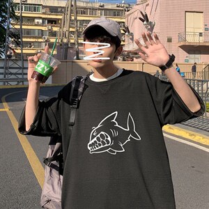 Q11041-P30 春夏季七分袖t恤男大码五分袖男短袖中袖图片