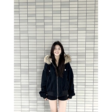 现货重磅boxy短款棉衣座山雕大毛毛领男女棉服水洗工装厚外套，男装棉衣，电商A486
