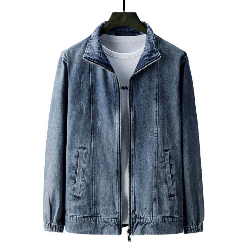 夹克男春季新款ins潮流帅气牛仔外套宽松潮牌上衣服拉链8202-P95,男装夹克,电商A318