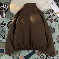 现货立领棉衣男士美式复古加厚外套潮牌工装棉服M905-P85，男装棉衣，星座308B-2