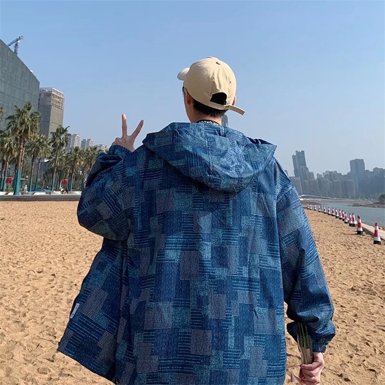 潮流夹克潮男春季连帽夹克JK814P55,男装夹克,星座1116-2