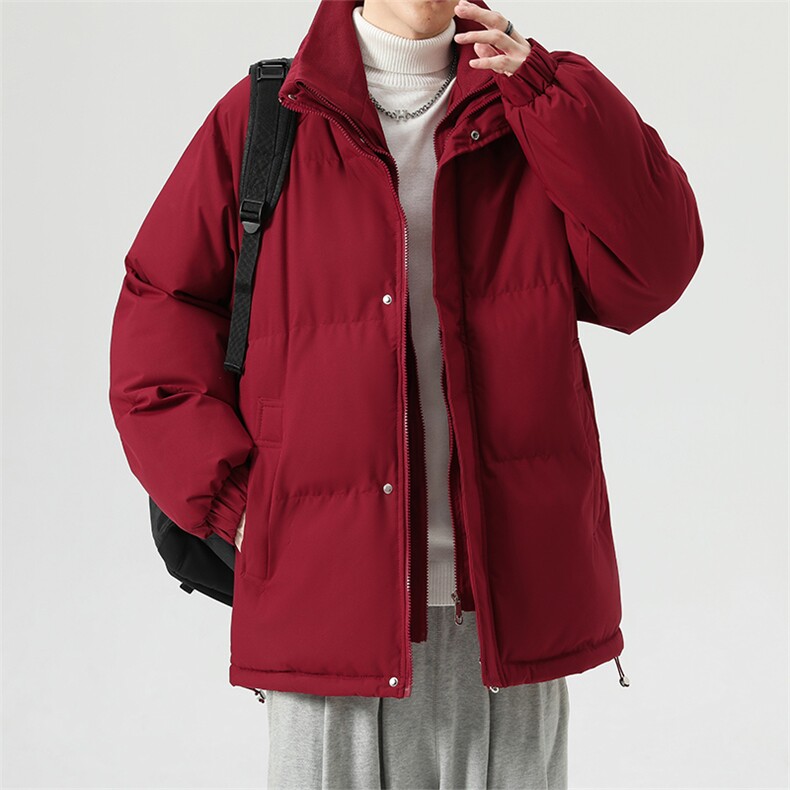 得物二开立领假两件石墨烯内里棉服棉衣外套9088特P85控118,男装棉衣,电商A309