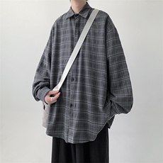 宽松长袖衬衫男KD628-P30，男装衬衫，电商D312-1