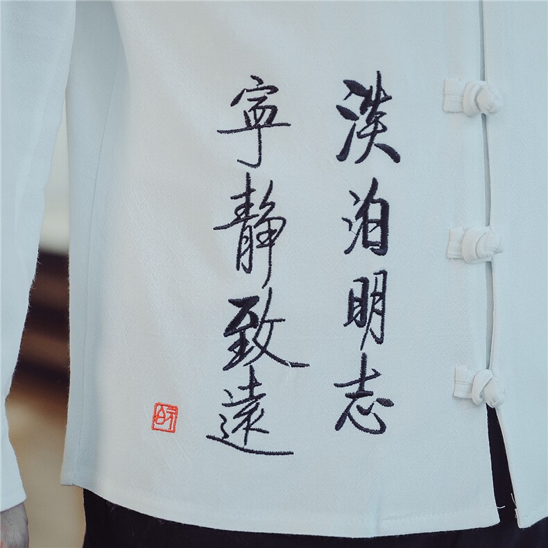 T87*2021春秋男士长袖棉麻口袋修身休闲男麻料衬衫藏青色*P65,男装衬衫,星座1516（原B303）