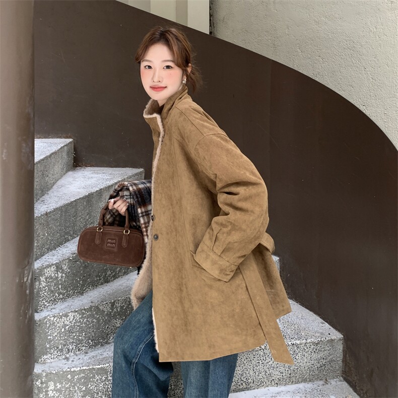 有货25冬新品派克风衣5559-P215-K328,女装派克服,2C305