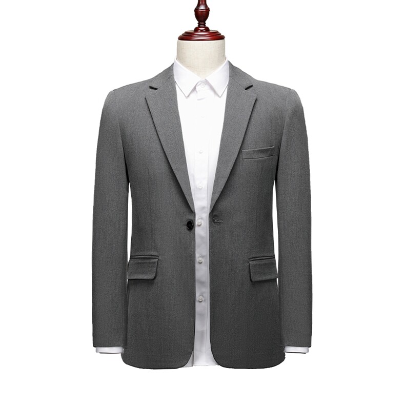 秋冬新款加绒加厚男士毛呢大衣套装三件套高级感港风男装两件套潮，男装毛呢大衣，星座505-2（原电商A260-1)