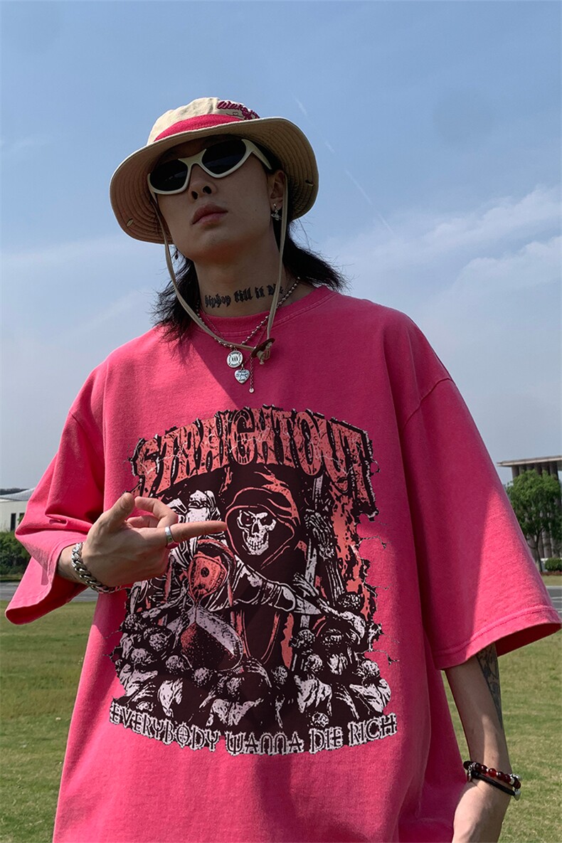 美式骷髅印花水洗做旧夏季无袖背心/马甲/坎肩XZ514-2-1312-P38,男装背心/马甲,星座514-2(原B239)