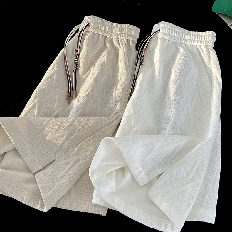 特批P25无差价夏新肌理感宽松大码设计感美式直筒五分裤子DK2106，男装牛仔裤，电商A001-1