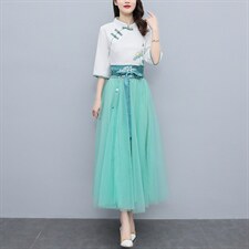 时尚百搭中国风刺绣腰带腰封女新款宽腰装饰显瘦气质复古汉服佩饰,女装汉服/婚纱/旗袍/礼服,芷墨服饰