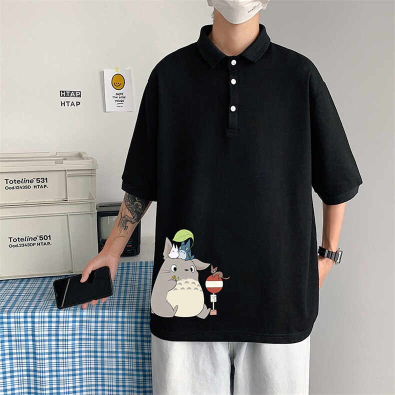 PL57152-P35翻领短袖polo衫男大码胖子半袖t恤男有领保罗衫模特,男装Polo衫,电商A040