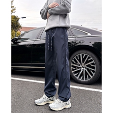 A178-XK60015-P24中厚款秋冬季（抽绳版）高品质抖音小脚裤，男装休闲裤，电商A178