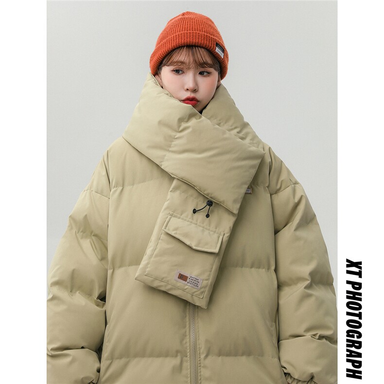 1中性风可拆卸围脖百搭棉衣女棉服女抖音外套女8737P120控158,女装棉衣/棉服,星座226-2