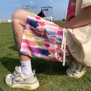XZ616夏季新款坠星冰丝裤休闲沙滩裤TY875P25控39