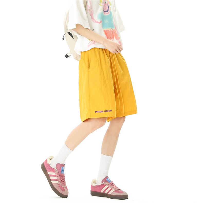 夏季多巴胺~薄款短裤沙滩裤速干情侣五分裤4XZ502-K822-P40控58，男装牛仔裤，星座502