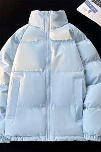 抖音直播连帽棉衣假两件加厚棉袄情侣款百搭面包服MY111-P65图片