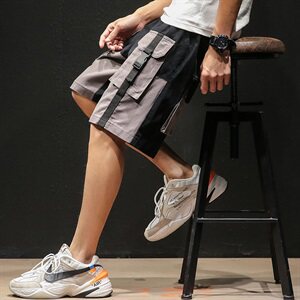 2021休闲港风工装短裤大码K8802-P40图片