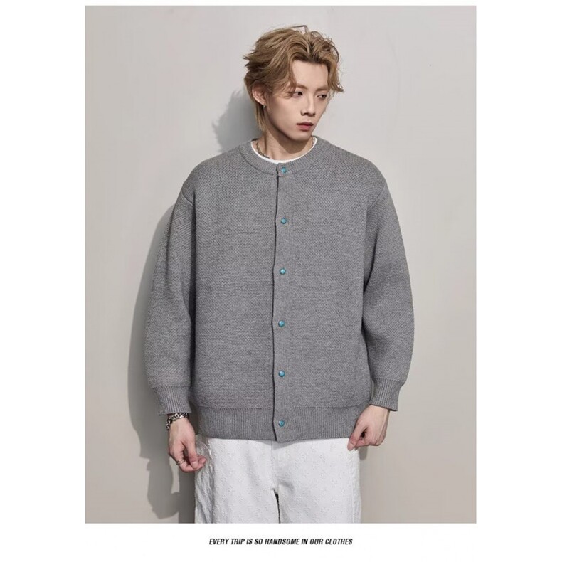 1506/QM1700/P70秋冬新款开衫毛衣，男装针织衫/毛衣，星座1506