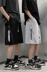 ins潮字母印花拉链开衩短裤美式高街五分裤B315-K23281-p45控68，男装休闲裤，电商B315