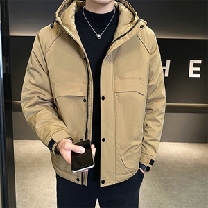 店主风 2025年男士秋冬二棉加棉加厚夹克连帽棉服M1121-P105图片