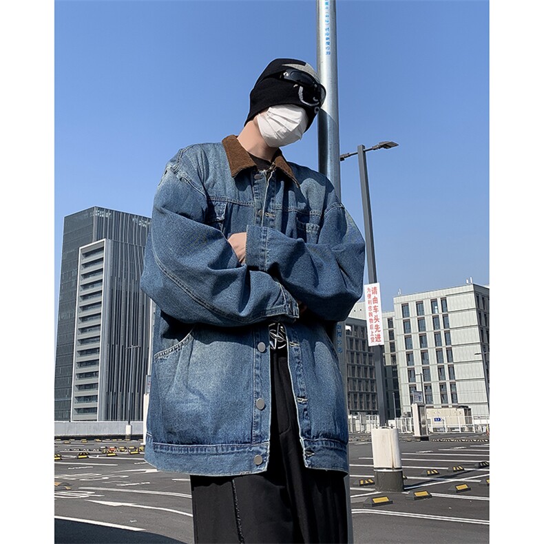 秋季新款简约牛仔夹克男百搭长袖JK1225-P65图片