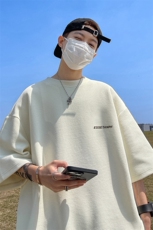 华夫格短袖高品质重磅220克小英文印花HT3151-特p16，男装T恤，星座508（原C305）