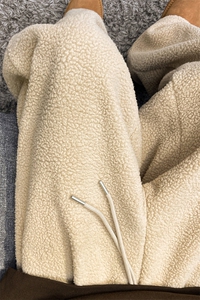 8XL-M摇粒绒裤子男加绒加厚休闲直通束脚宽松保暖裤K9122P78控98图片