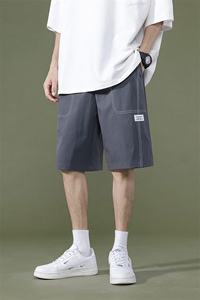 夏季新款短裤男宽松潮流港风百搭休闲五分裤运动短裤325-P20控48图片