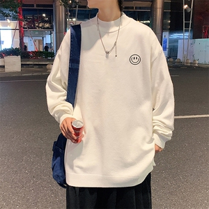 M18224-P45 加绒款-P65半高领毛衣男士大码针织衫男毛线衣男图片