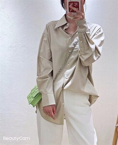 高廓形衬衫图片