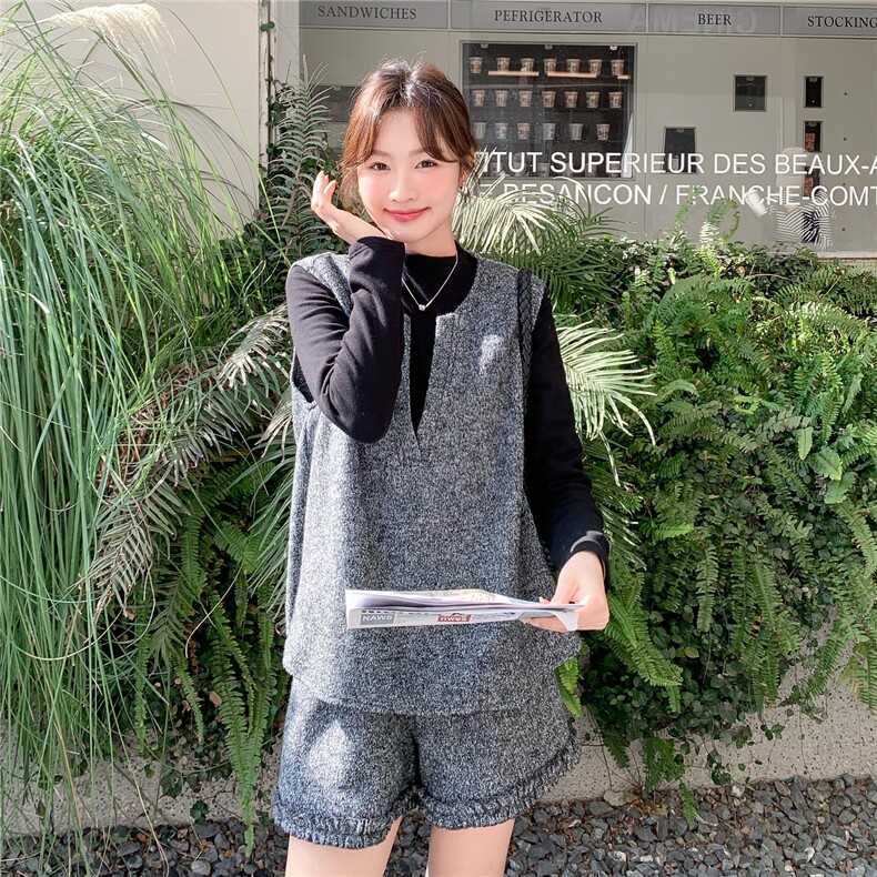 新款2026春季法式套装三件套6212-P190-K308,女装套装/套裙,2C057