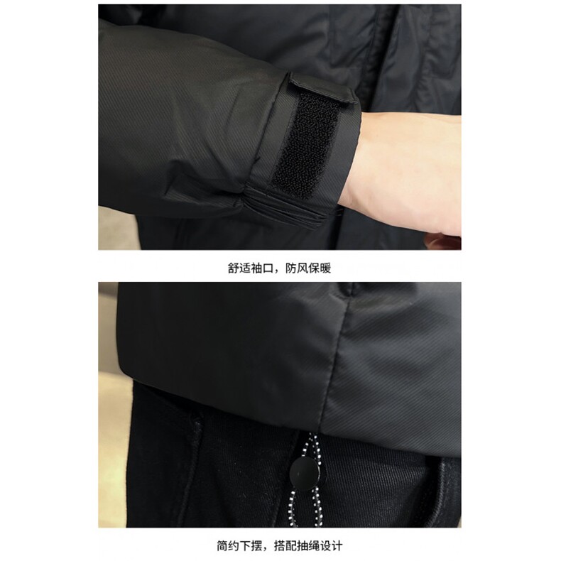 冬立领潮牌白鸭绒御寒加厚保暖韩版青年防寒短款外套派客服男装,男装羽绒服,钱塘6003（原4033）