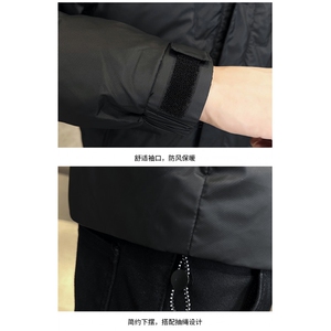 冬立领潮牌白鸭绒御寒加厚保暖韩版青年防寒短款外套派客服男装图片