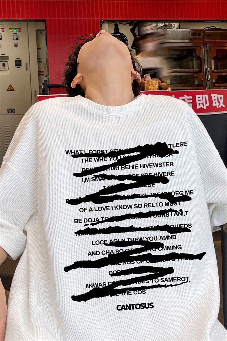 量大优供视频华夫格短袖T恤半袖男HDX523-特P18,男装T恤,电商B371