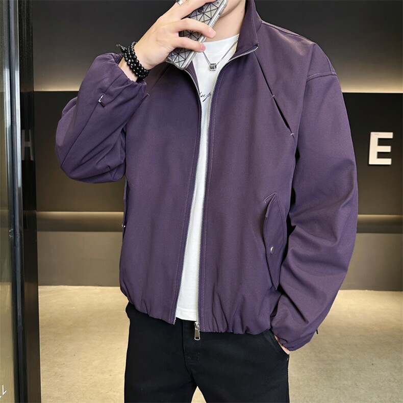 春款现货美式解构夹克男潮牌高街复古百搭外套JK02639-P75图片