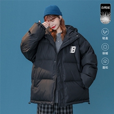 中性22冬季白鸭绒加绒加厚宽松保暖连帽羽绒服外套YR145P225控298，男装羽绒服，A247A
