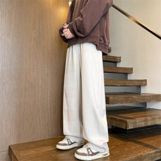 8XL-M美式香蕉裤男宽松直通卫裤复古休闲特大码运动裤K988P55控78，男装休闲裤，电商D206-1