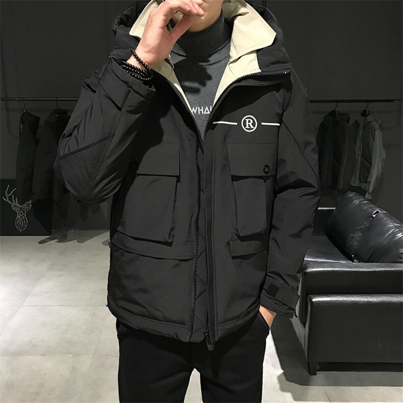 含新款80%白鸭绒羽绒服男立领外套DS-B293-F701，男装羽绒服，电商A306