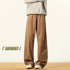 B258-K2581-P45控68加绒55控78灯芯绒弯刀裤成分聚酯纤维，男装休闲裤，电商B258