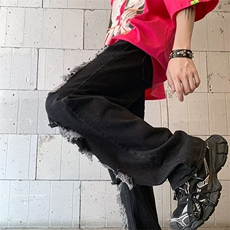 青春流行ins男直筒水洗牛仔裤B6006P40，男装牛仔裤，星座1116-2