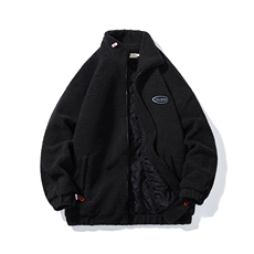 1日系白底冬季宽松百搭棉服男羊羔毛大码棉衣男外套8727P105控149，男装棉衣，星座226-2