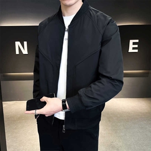 1506-1/JK291/P63棒球服外套男士春秋款2026新款男装上衣夹克,波西米亚长裙 上衣搭配图片