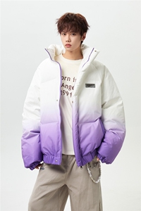 XZ-230-1MY702男模无影墙简约轻奢扎染渐变休闲面包服P118控158图片
