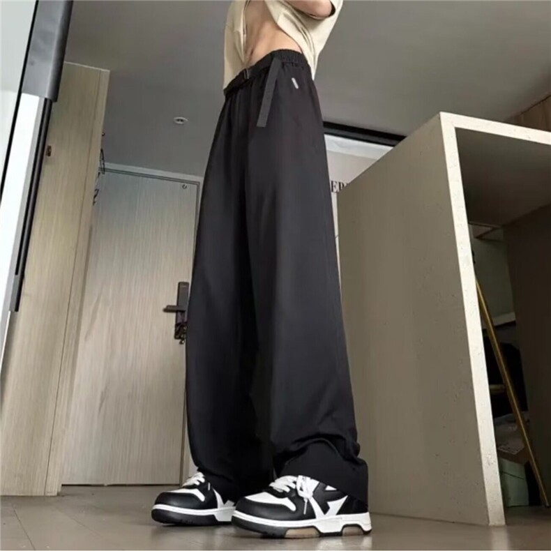 冰丝卡扣 速干夏季薄款休闲裤图片