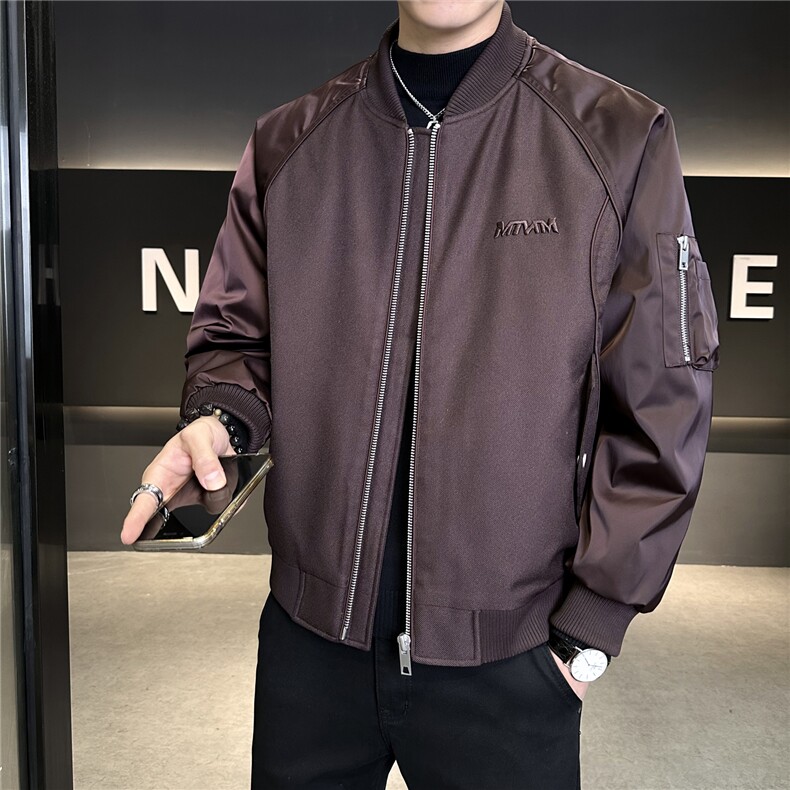 标90男棒球领刺绣工装羽绒服棒球服A329-YR2570-P285,男装羽绒服,电商A329