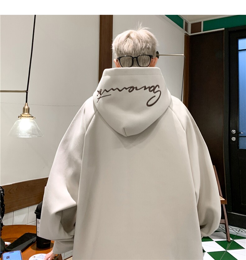 XZ809A/NWY809/P75/控88呢料刺绣连帽卫衣复合底布穿着更舒适,男装卫衣,星座809A(原222-1)