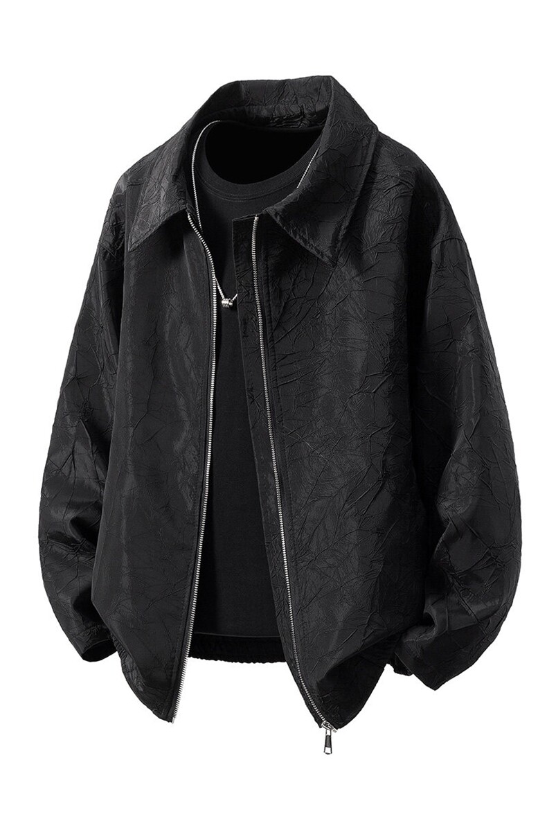 立体白底大码M-5XL情侣百搭夹克男：聚酯纤维JK8742P75控108,男装夹克,星座226-1