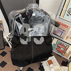 W479-P45复古镂空连帽球衣小众设计感夏季宽松短袖外套情侣，男装T恤，星座911-1