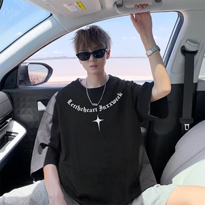 Y245-P35 青少年纯棉上衣服短袖t恤图片