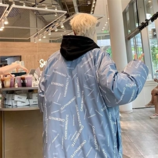 运动双面穿棉衣男女款冬季加厚保暖棉袄潮牌情侣面包棉服W132/P70，男装棉衣，星座506